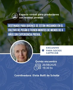 ESPACIO VIRTUAL para productores con montes jóvenes Agosto 2025
