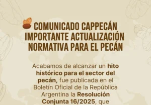 Importante actualización normativa para el Pecán en el Código Alimentario Argentino