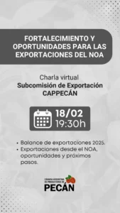 Fortalecimiento y oportunidades para las exportaciones del NOA