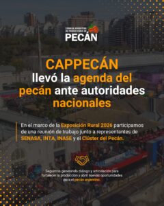 CAPPECÁN participó de una reunión de trabajo con autoridades nacionales en el marco de la Exposición Rural 2026